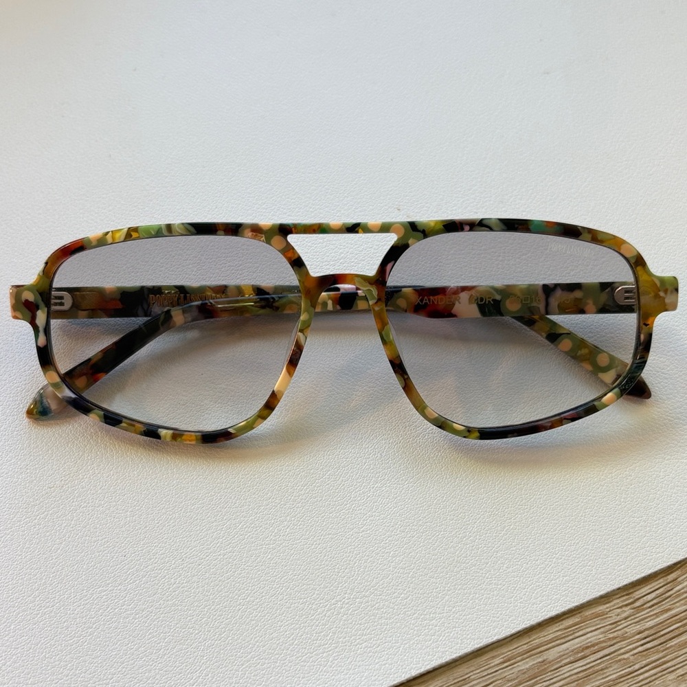 Poppy Lissiman Xander Multicolor Aviator Sunglasses